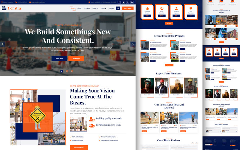 Construction Website